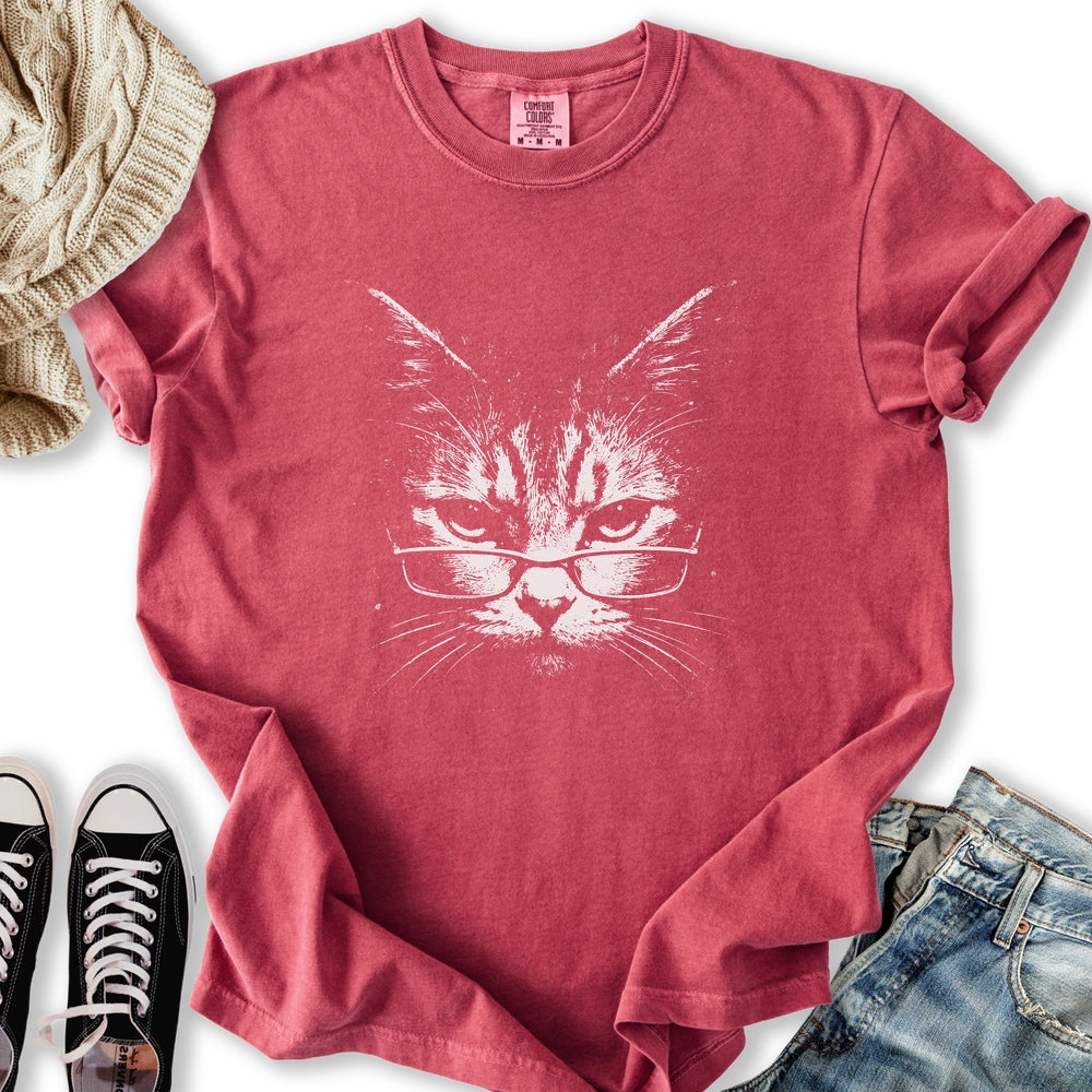 Cat Reader Relaxed Tee