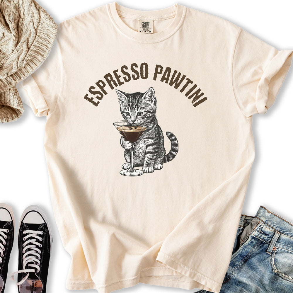 Espresso Pawtini Relaxed Tee