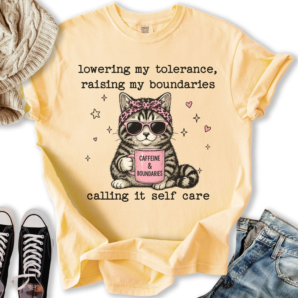Self Care Cat Relaxed Tee