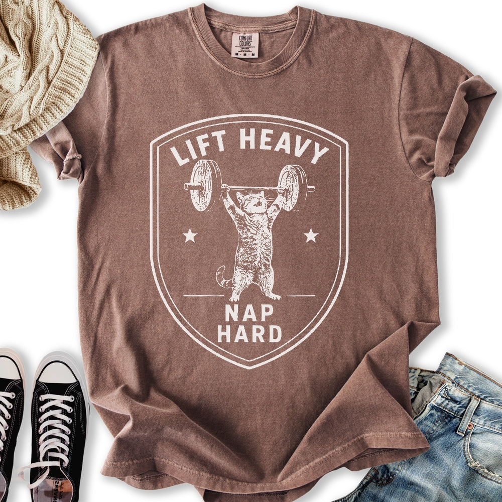 Lift Heavy Nap Hard Relaxed Tee