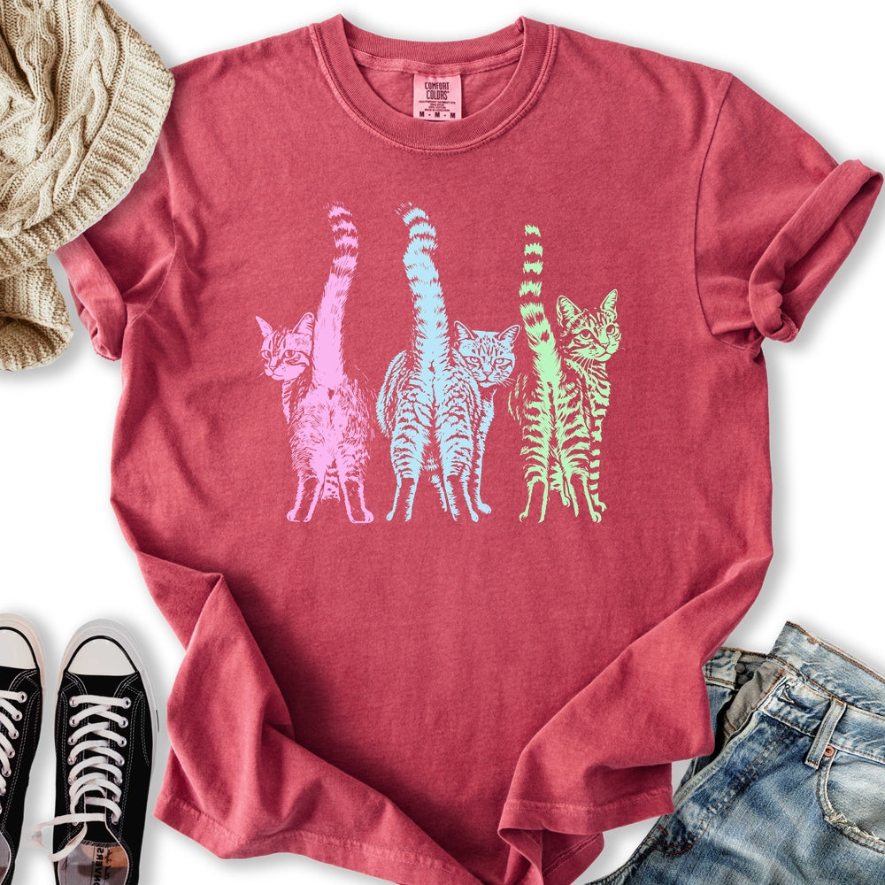 Pastel Cats Relaxed Tee