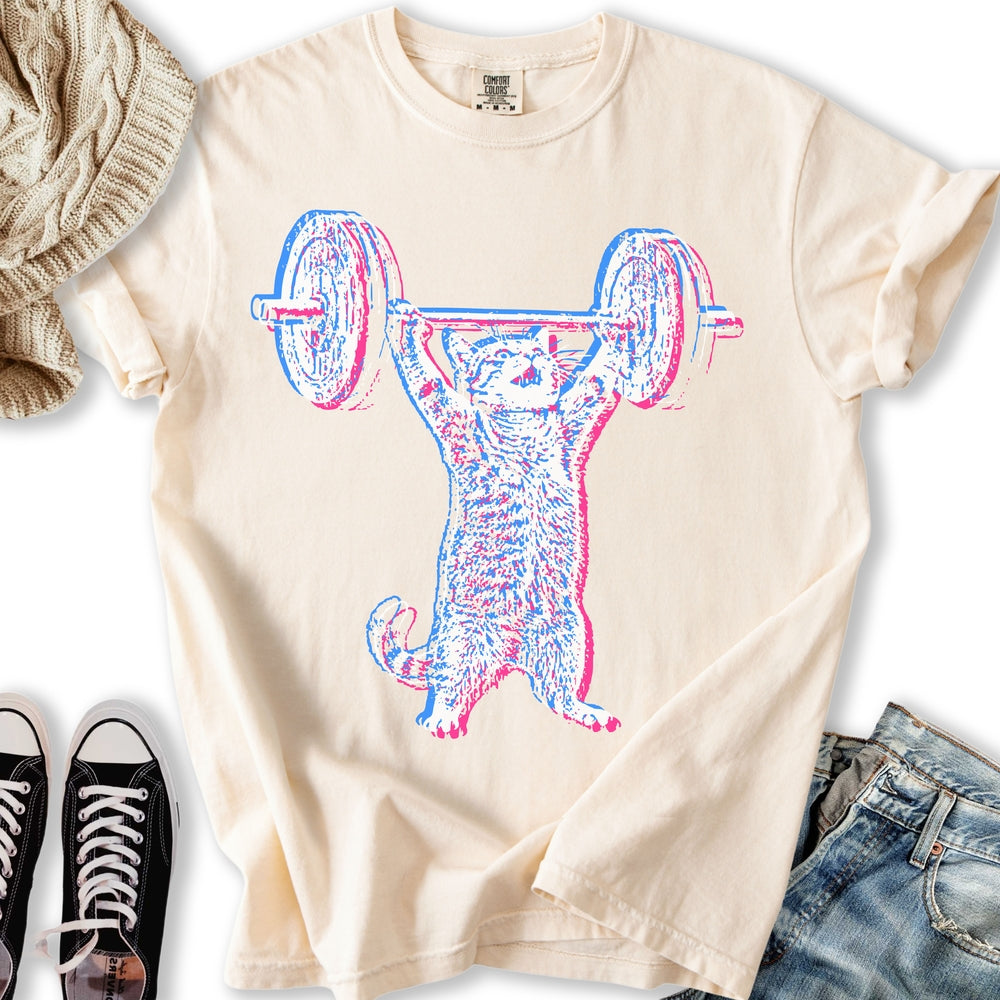 Glitch Lifter Cat Relaxed Tee