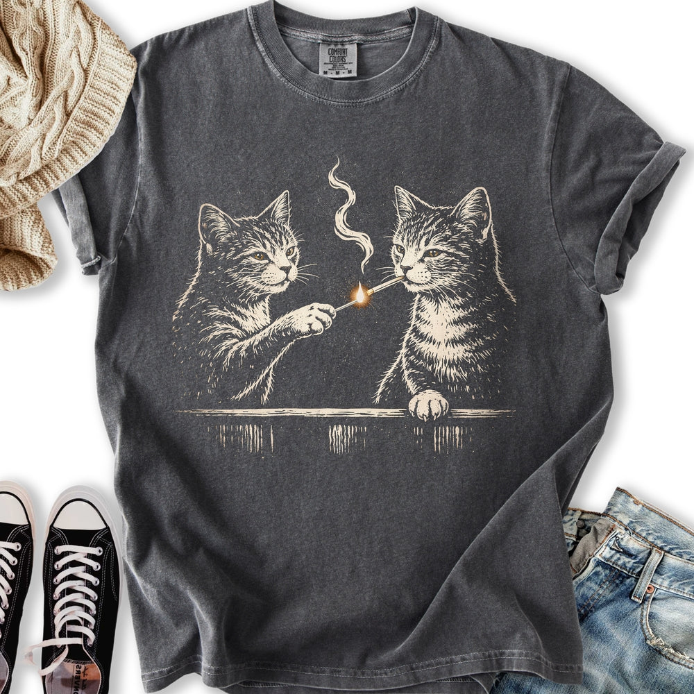 Smoking Cats Relaxed Tee