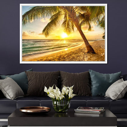Barbados Beach Canvas Wall Art