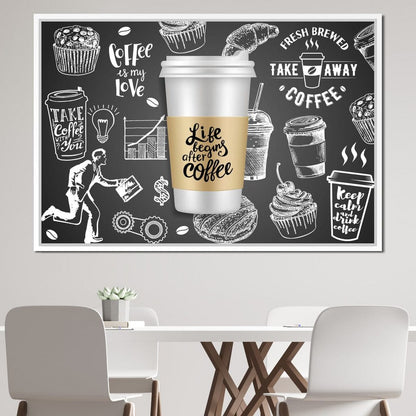 Essential Coffee Canvas Wall Art