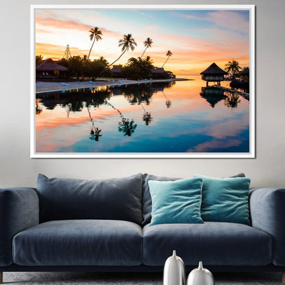 French Polynesia Canvas Wall Art