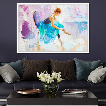Gracious Ballerina Canvas Wall Art