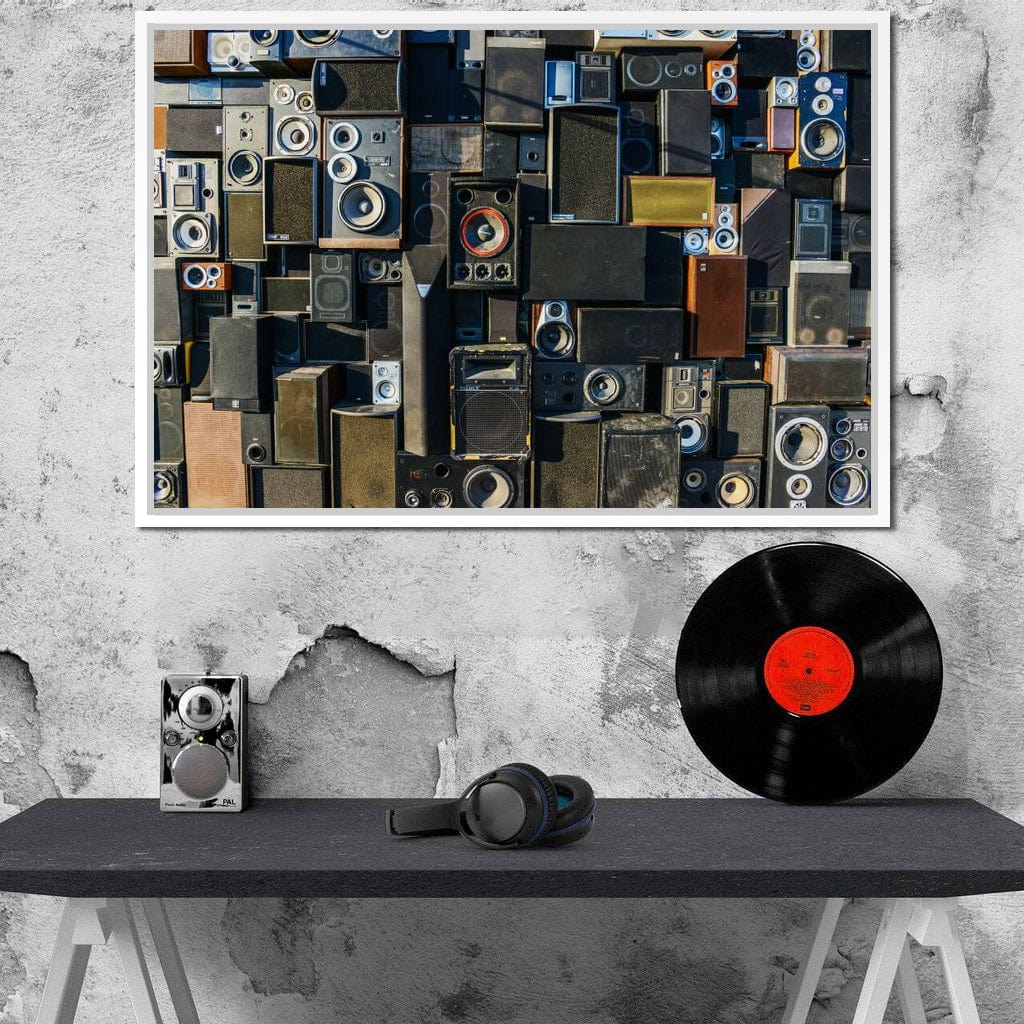 Speakers Wall Canvas Wall Art