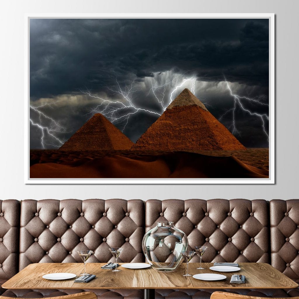 Pyramids of Giza Canvas Wall Art