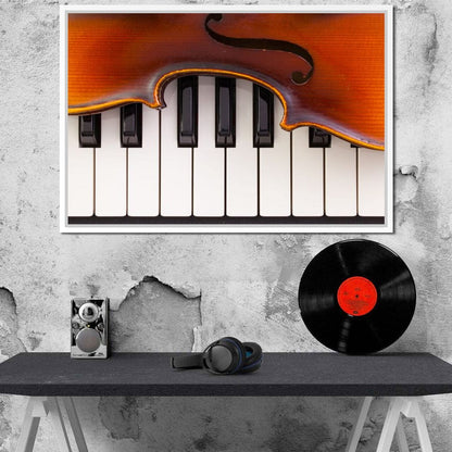 Violin & Piano Canvas Wall Art