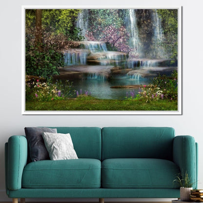 Fairy Cascade Canvas Wall Art