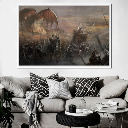 Fantasy Battlefield Canvas Wall Art
