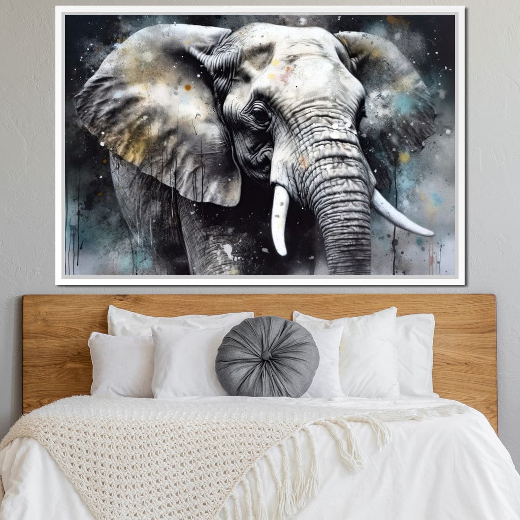 Urban Jungle: Elephant Canvas Wall Art