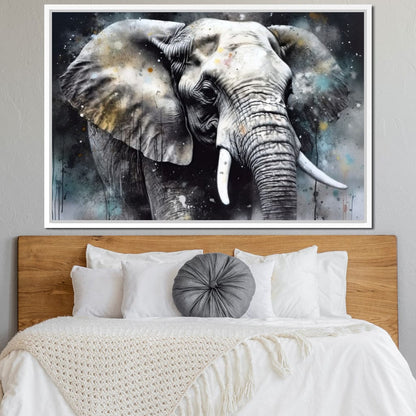 Urban Jungle: Elephant Canvas Wall Art