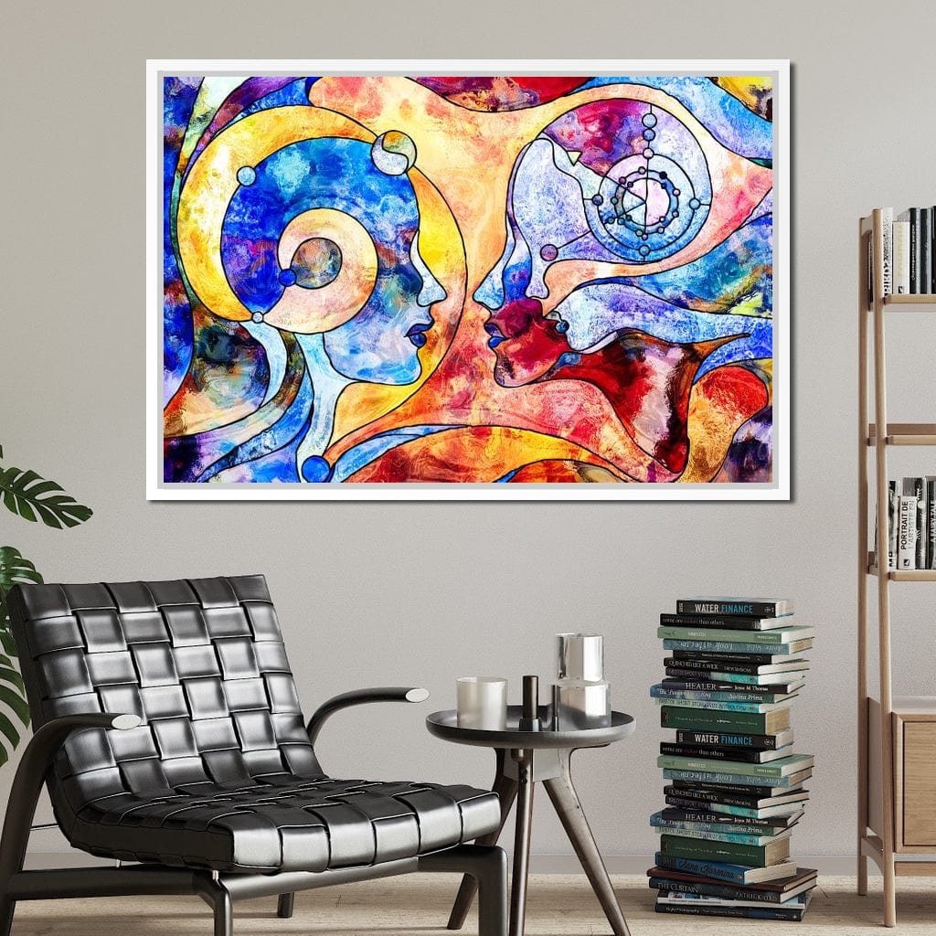 Face to Face Canvas Wall Art
