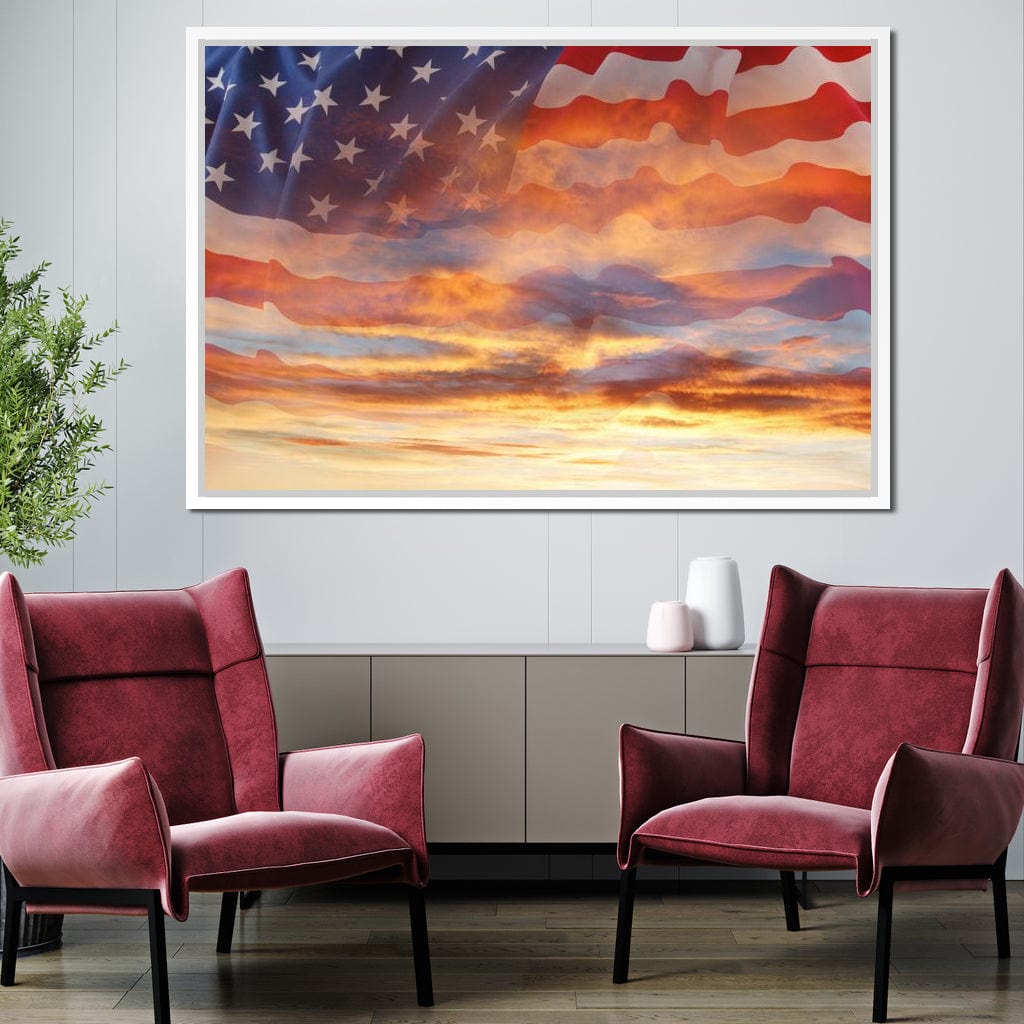 American Sky Canvas Wall Art