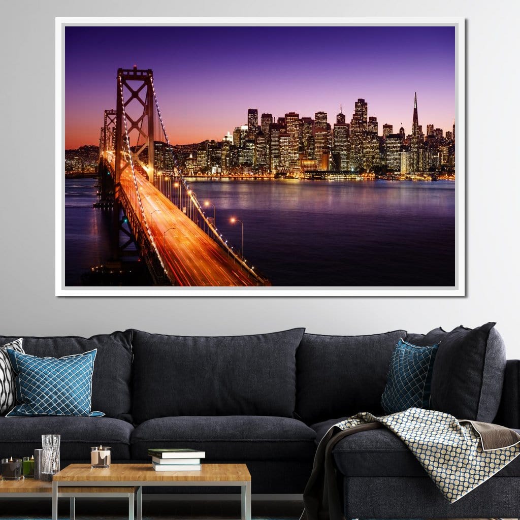 Bay Bridge Canvas Wall Art