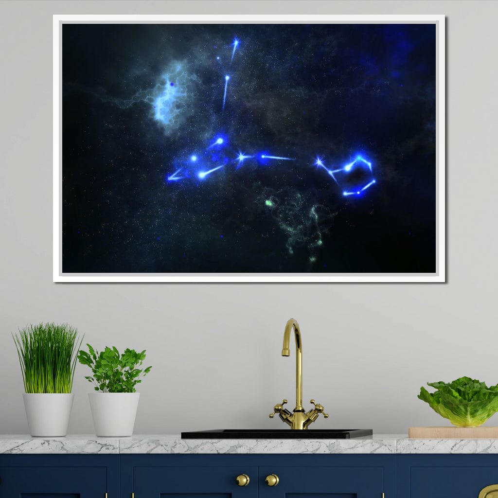 Pisces Canvas Wall Art