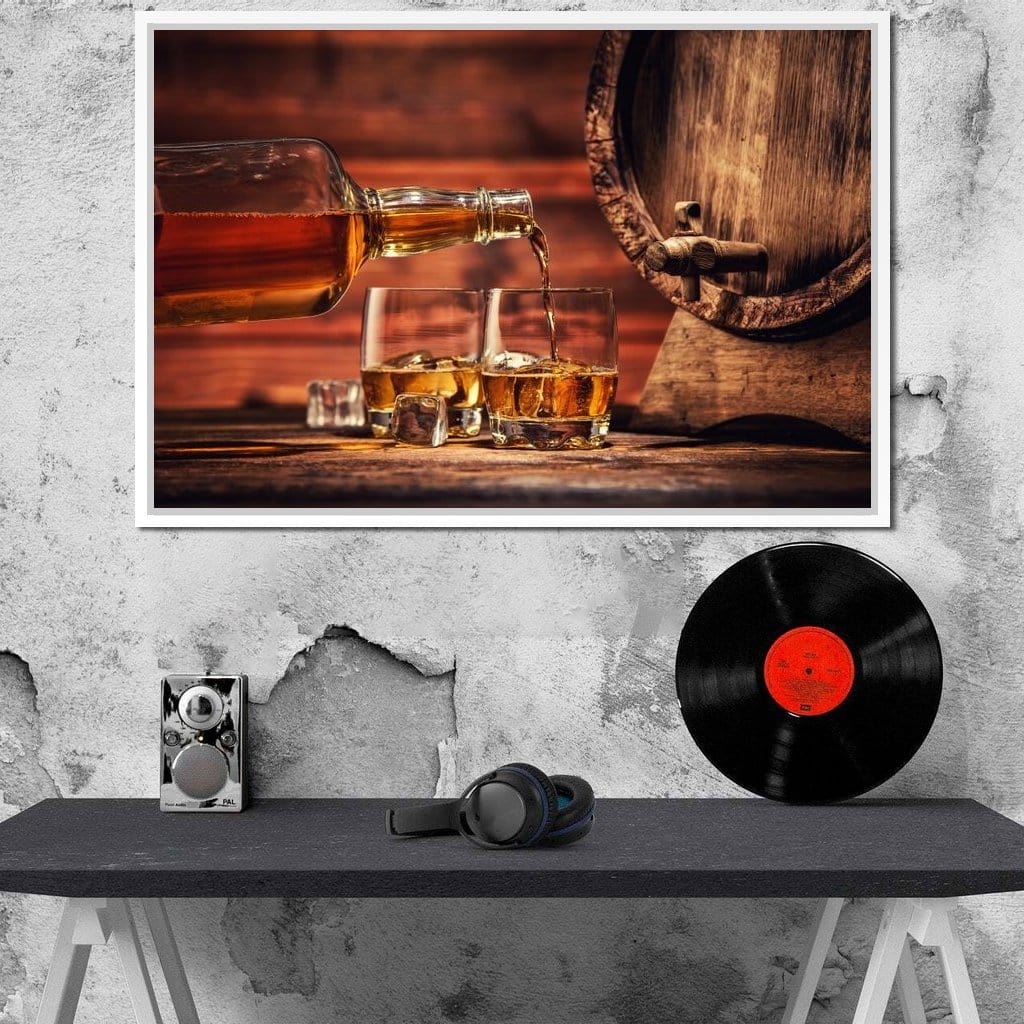 Whiskey Night Canvas Wall Art