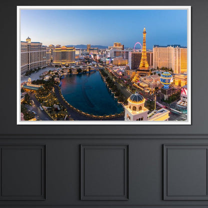 Las Vegas Skyline Canvas Wall Art