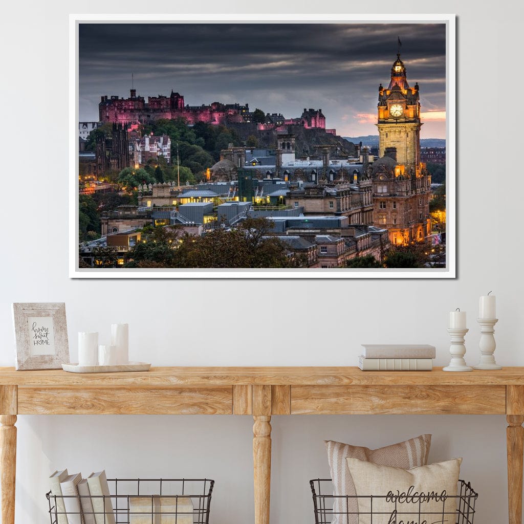 Edinburgh Castle Canvas Wall Art