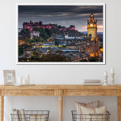 Edinburgh Castle Canvas Wall Art