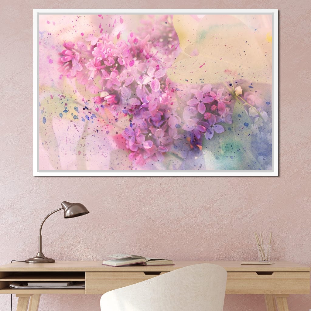 Lilac Storm Canvas Wall Art