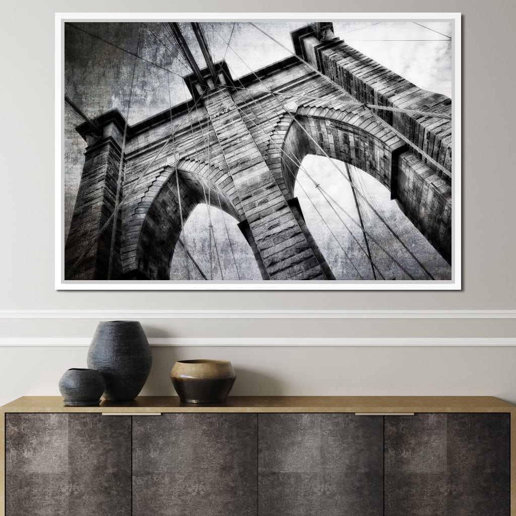 Brooklyn Bridge Arch Canvas Wall Art