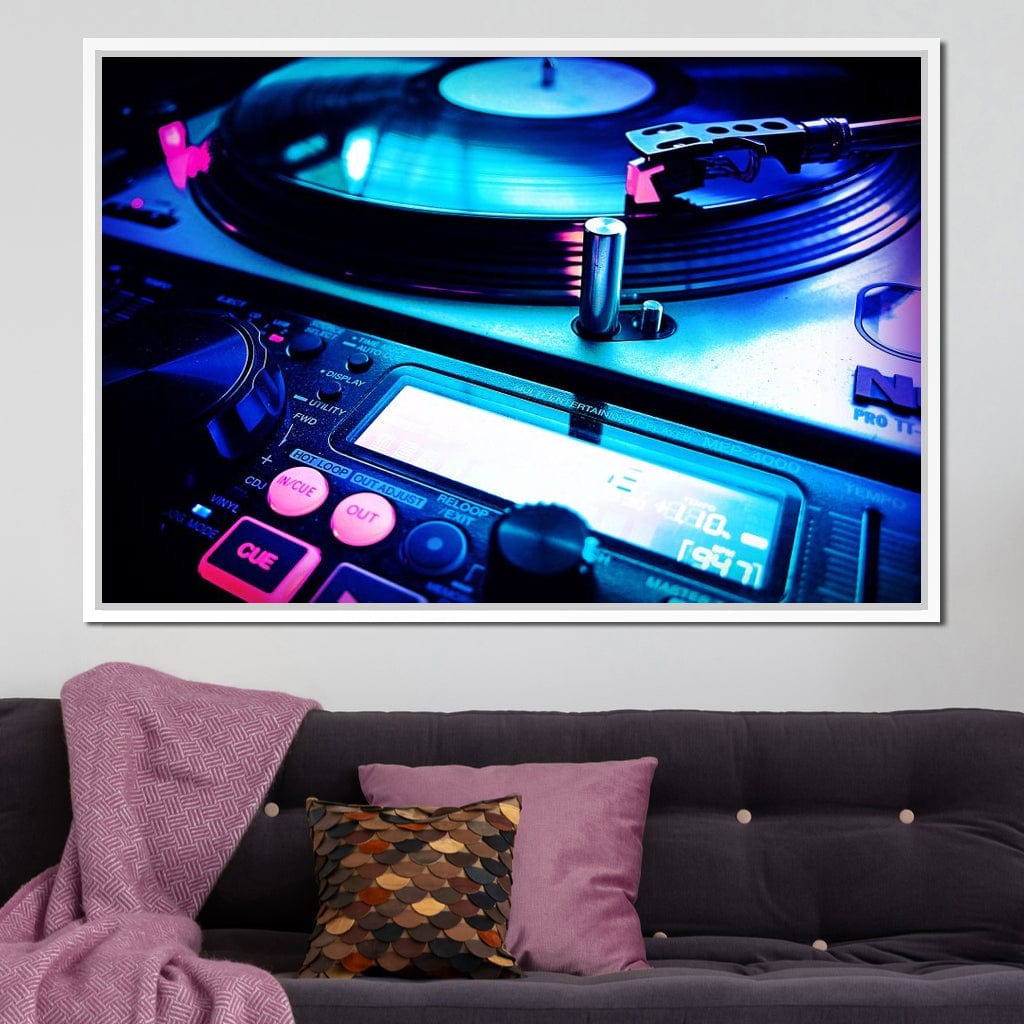 Long Live Vinyl Canvas Wall Art