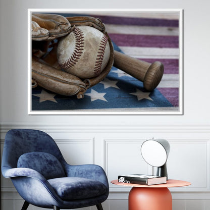 Baseball Nation Canvas Wall Art