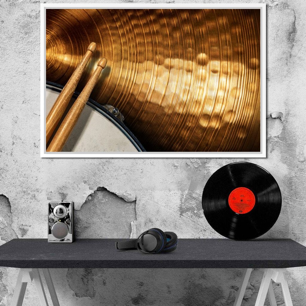 Percussionist Canvas Wall Art