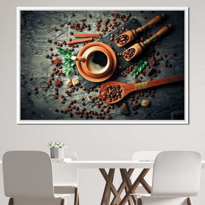 Coffee Aficionado Canvas Wall Art