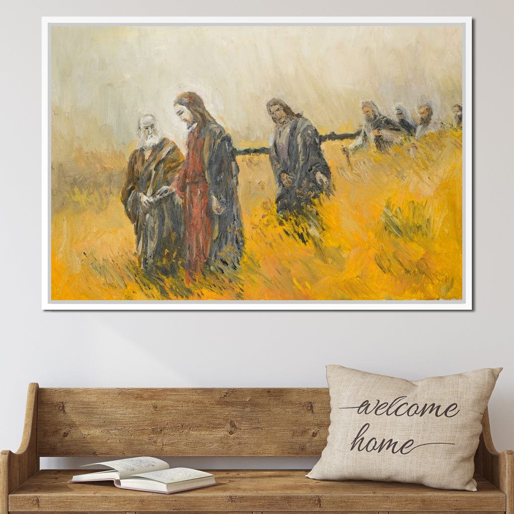Religious Scene Canvas Wall Art