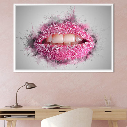 Sugar Lips Canvas Wall Art