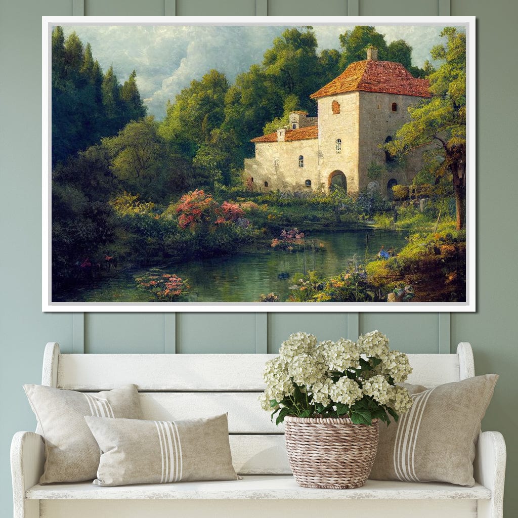 The Gardens Of Ninfa Canvas Wall Art
