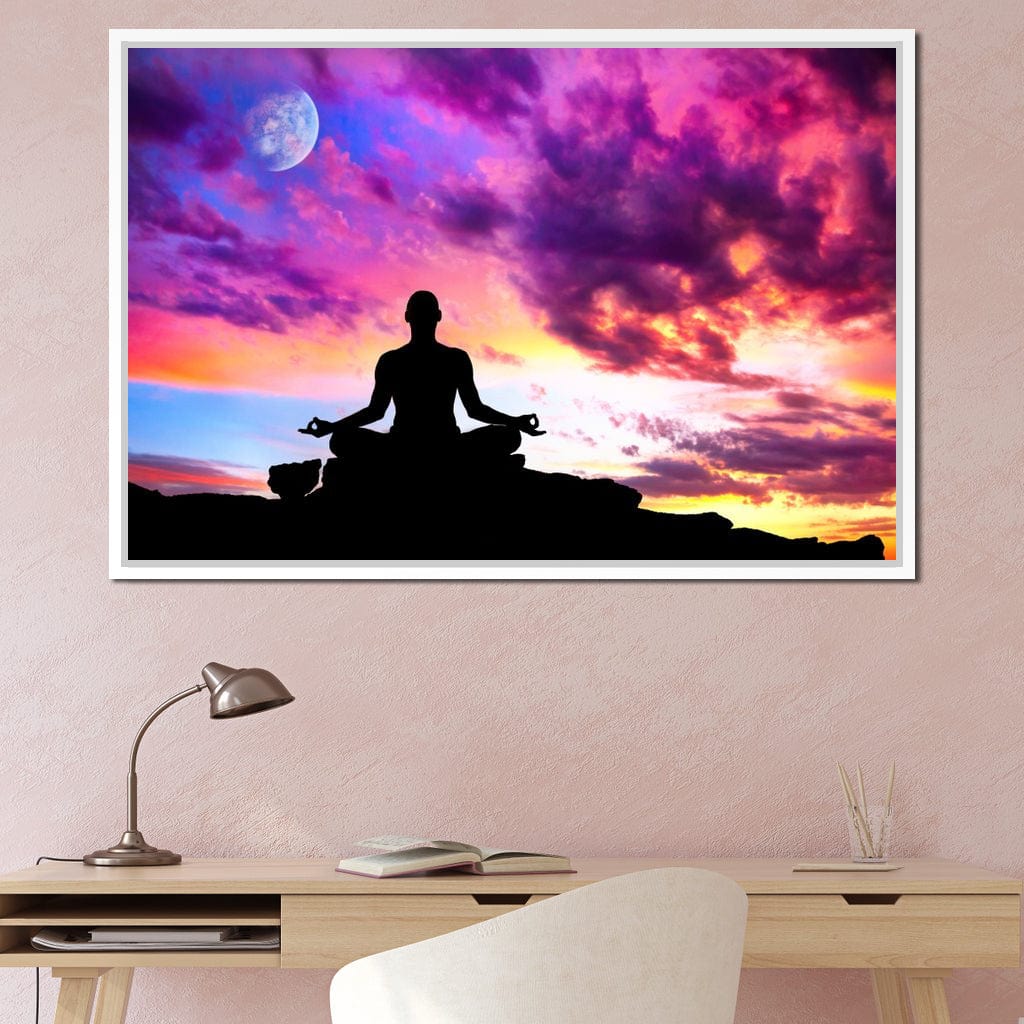 Master of Yoga Canvas Wall Art