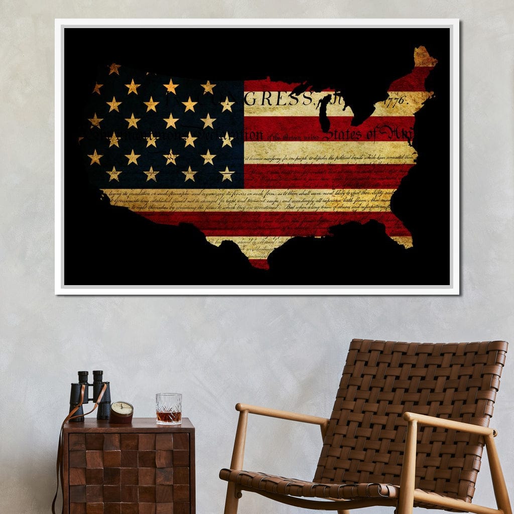Declaration of Independence Canvas Wall Art