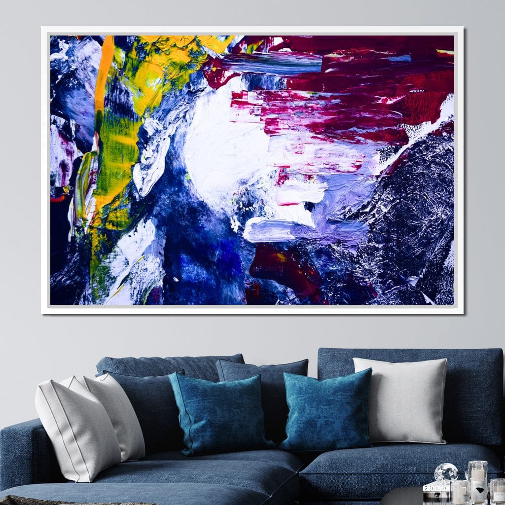 Abstract Sea Splash Canvas Wall Art