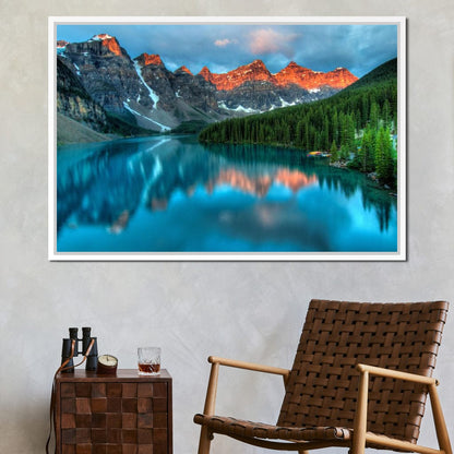 Moraine Lake Canvas Wall Art