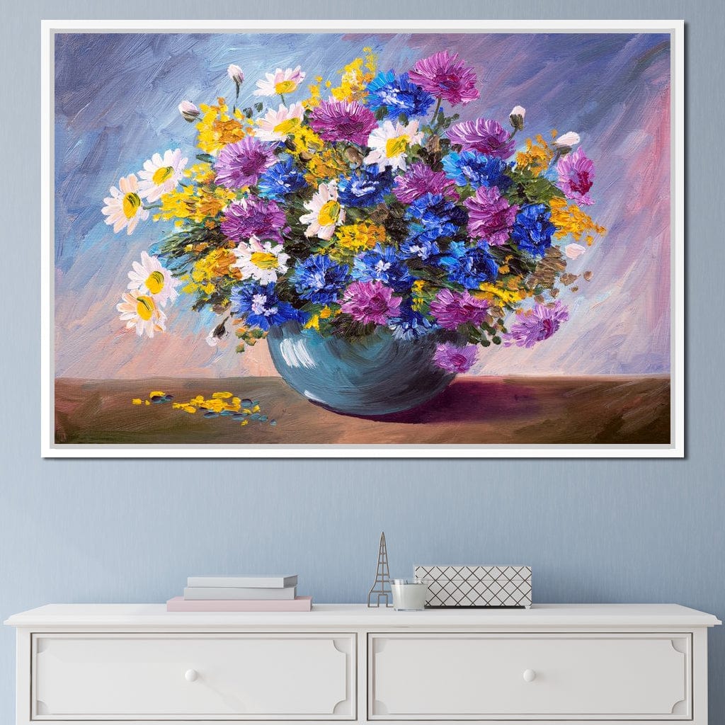 Bouquet of Wildflowers Canvas Wall Art