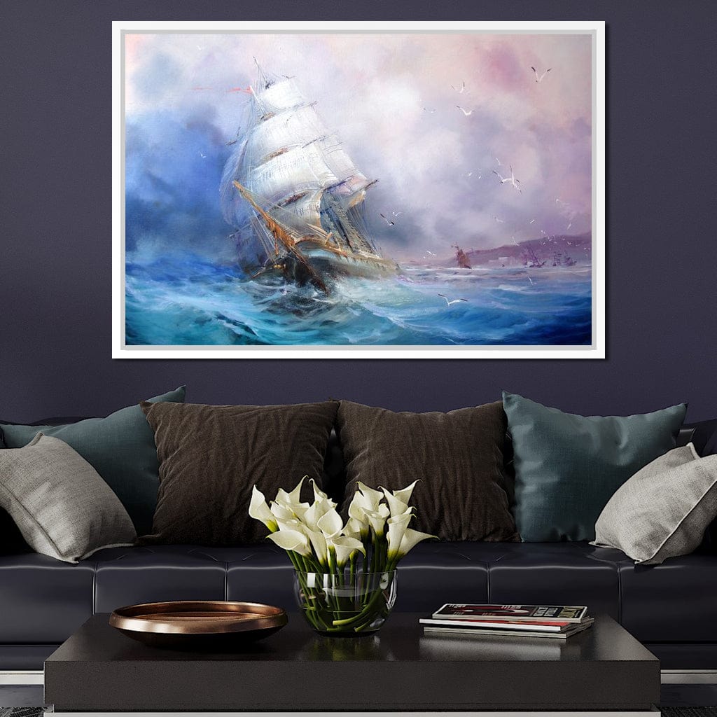 Trading Ship Canvas Wall Art