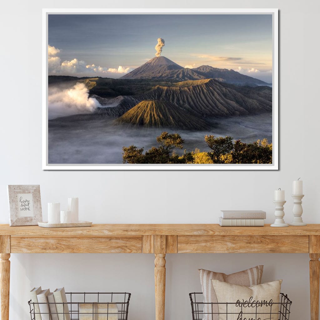 Bromo Volcano Canvas Wall Art