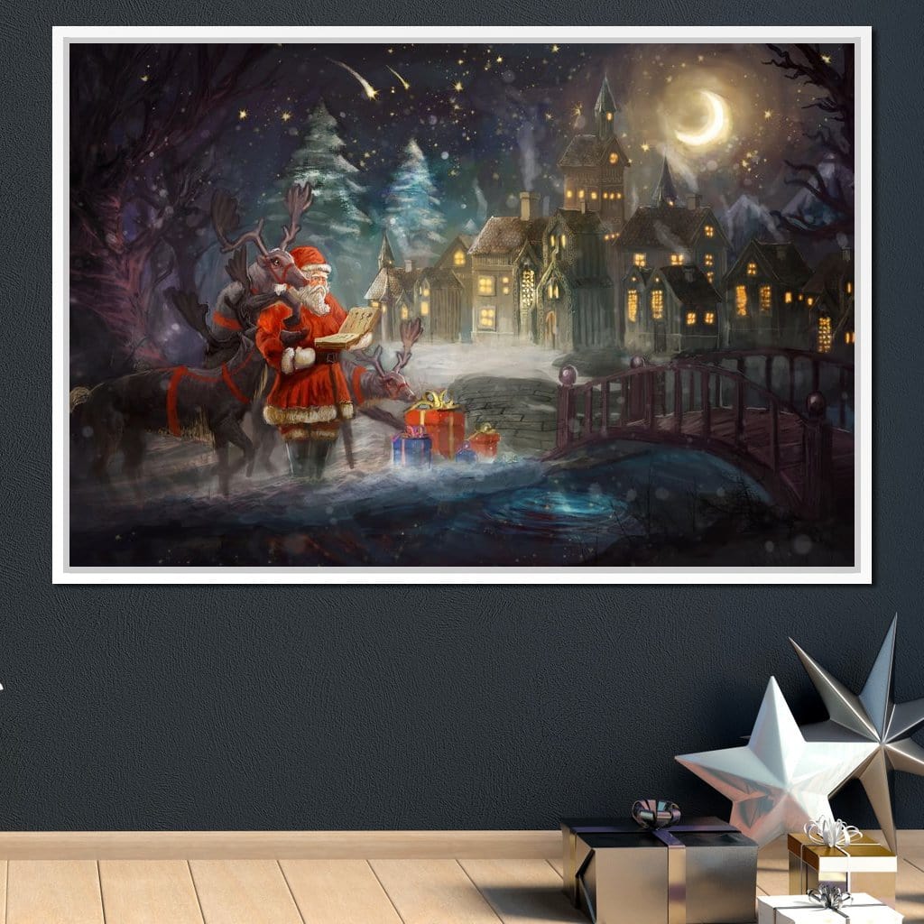 Santa Claus Canvas Wall Art