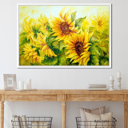 Beautiful Sunflowers Canvas Wall Art