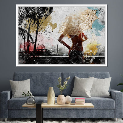 Tropical Summer Canvas Wall Art