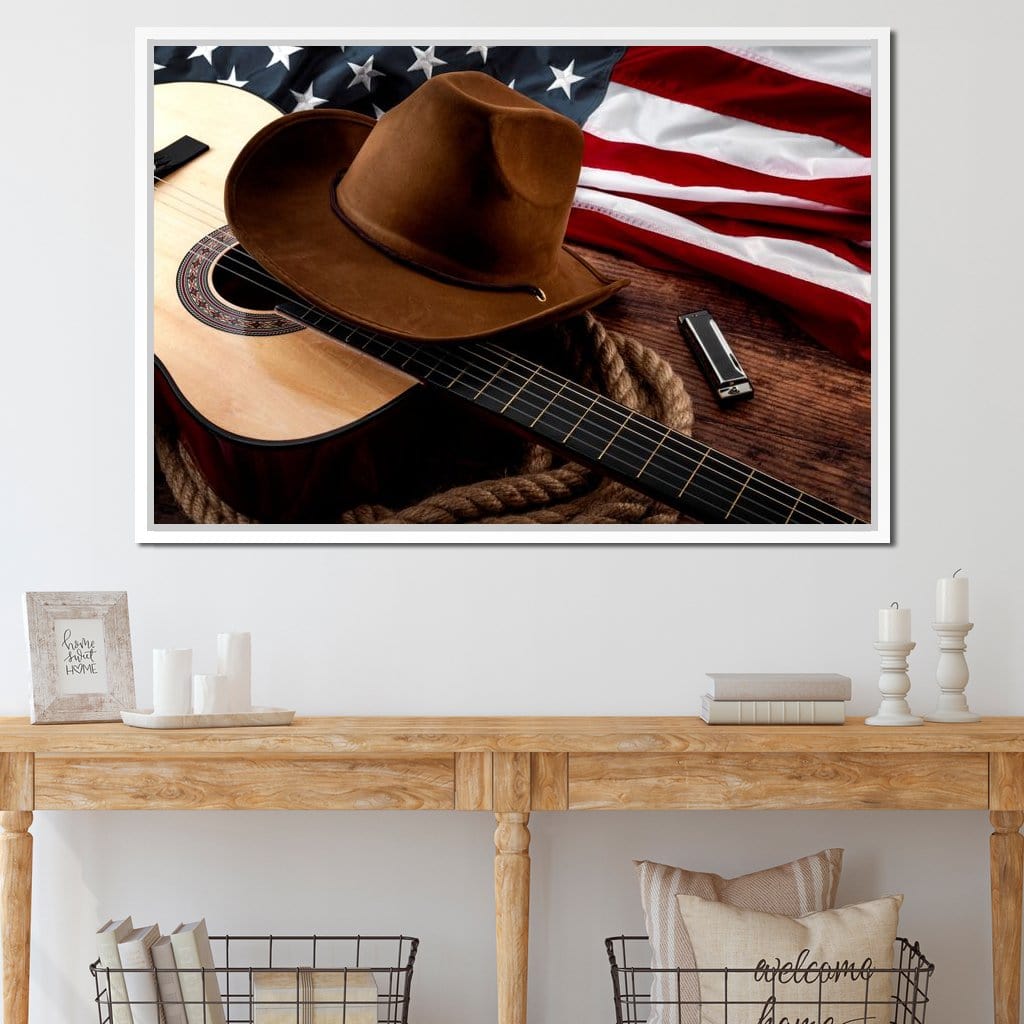 Country Music Canvas Wall Art