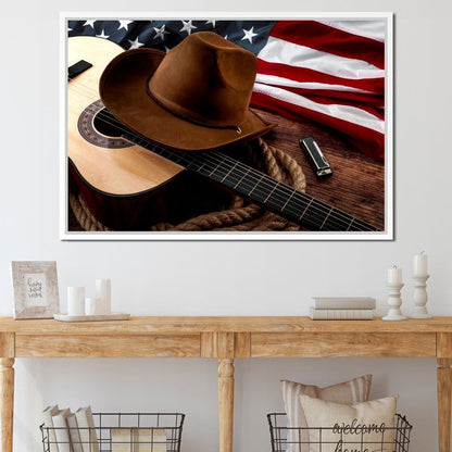 Country Music Canvas Wall Art