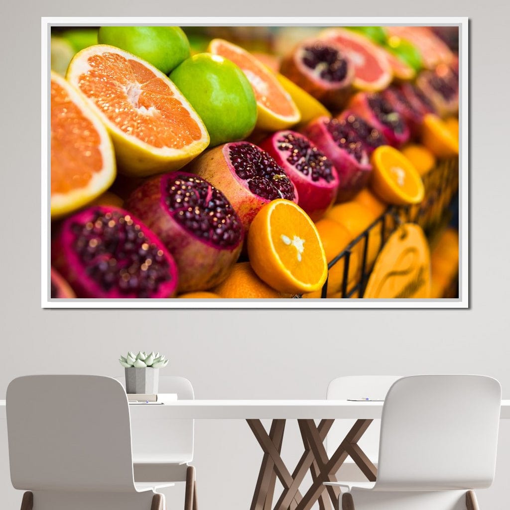 Istanbul Fruit Market Canvas Wall Art
