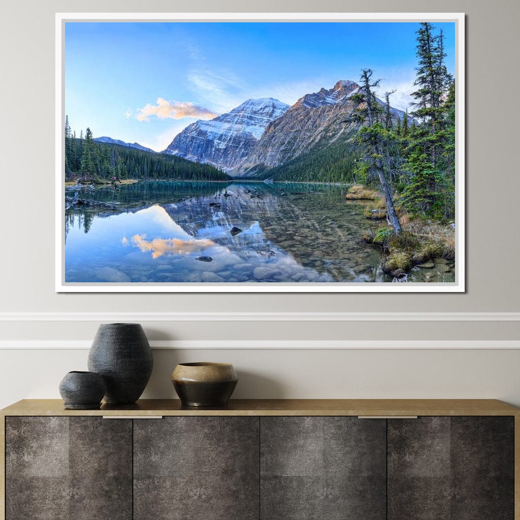 Edith Lake Canvas Wall Art