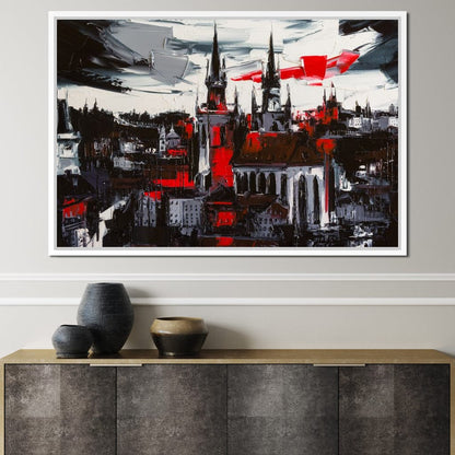 Medieval City Canvas Wall Art